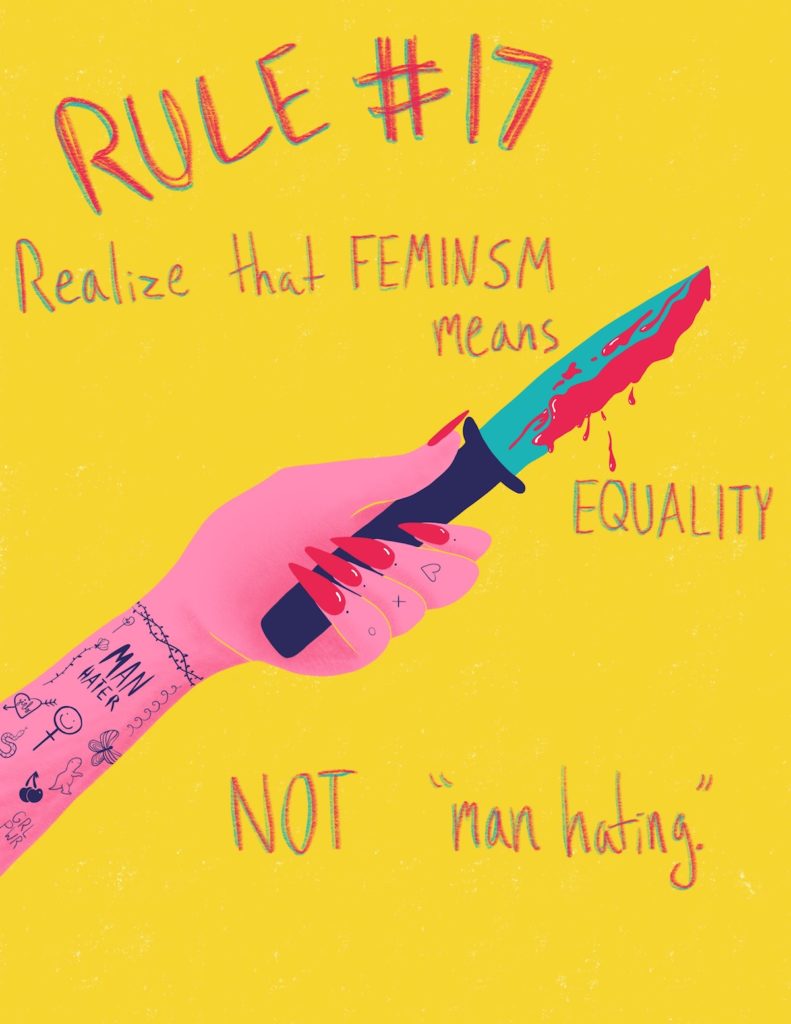 How To Be A Male Feminist - Joe Stevenson (artwork by Olga Perelman)